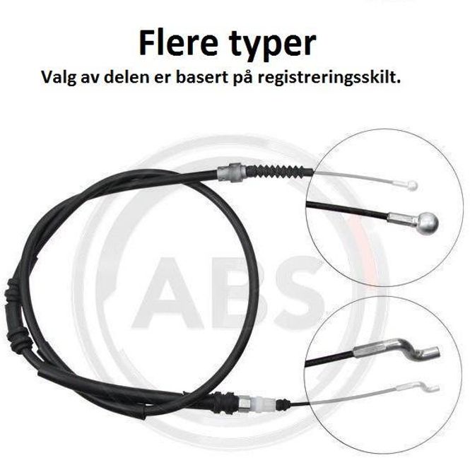 Hovedbilde Håndbrekkabel VW T5/T6