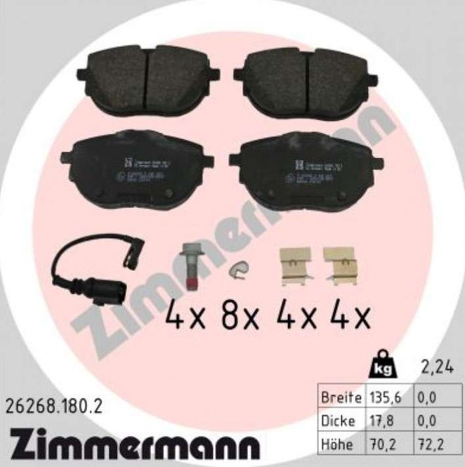 Hovedbilde Klosser F VW T6 Zimmermann 26268.180.2