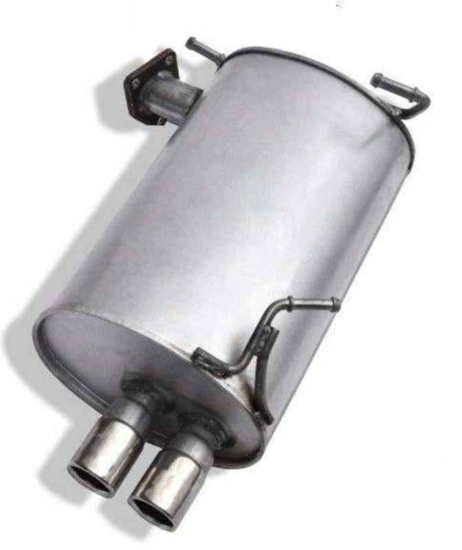 Bakre eksospotte POLMO 14.38 Mitsubishi Outlander 06-12